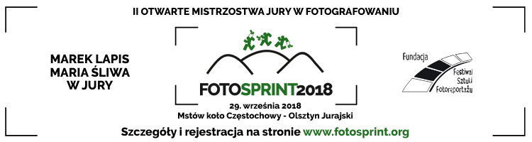 Ważne informacje przed startem Fotosprint 2018!